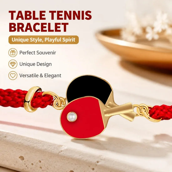 Table Tennis Bracelet Souvenir Women&