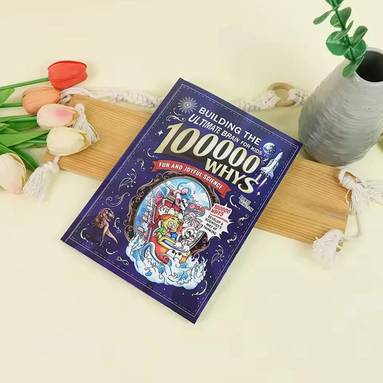 100000 Whys: Building the Ultimate Brain for Kids English Version Fun Science Cartoon Book Children&
