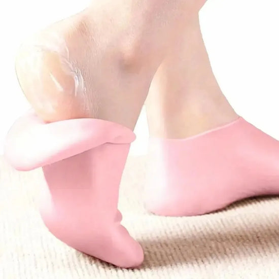 Moisturizing Foot Socks,Silicone Socks for Dry Cracked Feet Women&