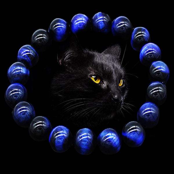 6/8/10/12mm Gorgeous Blue Tiger Eye Bracelets Men Women Natural Tiger Eye Stone Beads Bracelet Buddha Bracelets