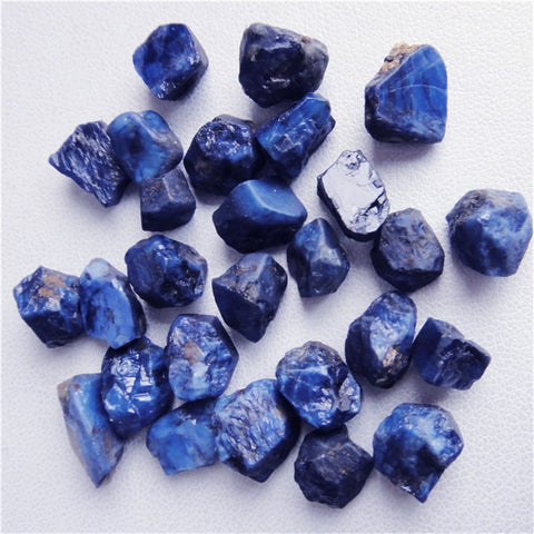 Promotion sapphire raw gemstone precious mineral samples from Chinese biggest mine