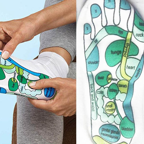 Acupressure Socks Physiotherapy Massage Relieve Tired Feet Reflexology Socks